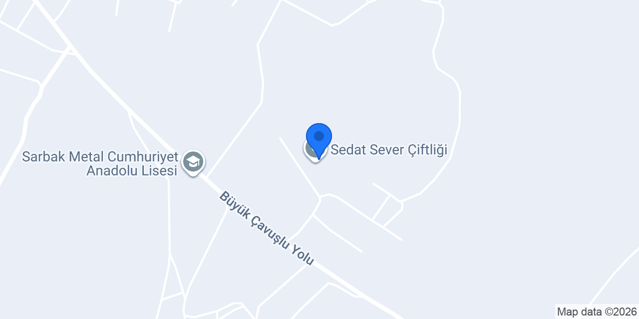 Sedat Sever Çiftliği konumu