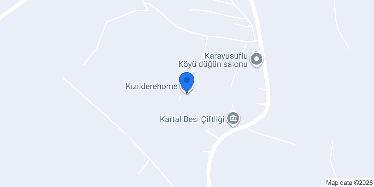 Kızılderehome konumu