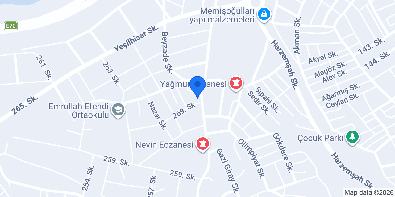 Keskin Otomatik Kapı Duşakabin konumu