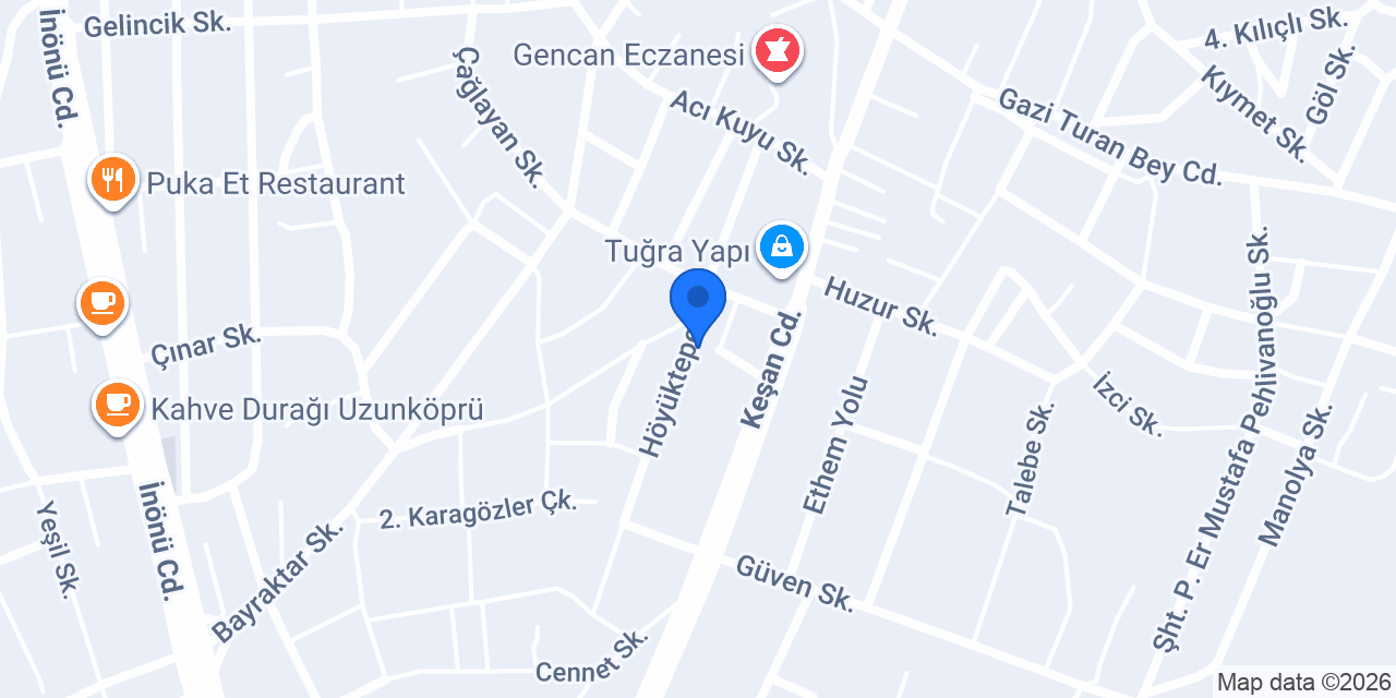 MAP MOBİLYA VE DEKORASYON konumu