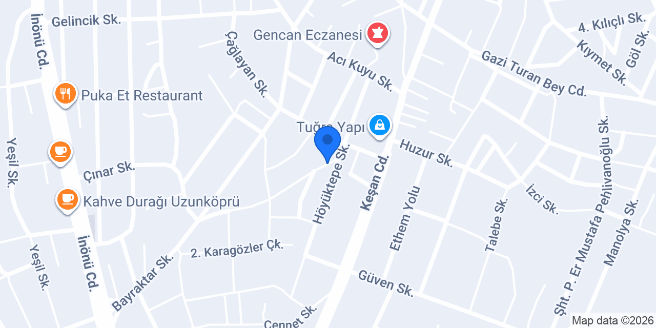 Zera inşaat konumu