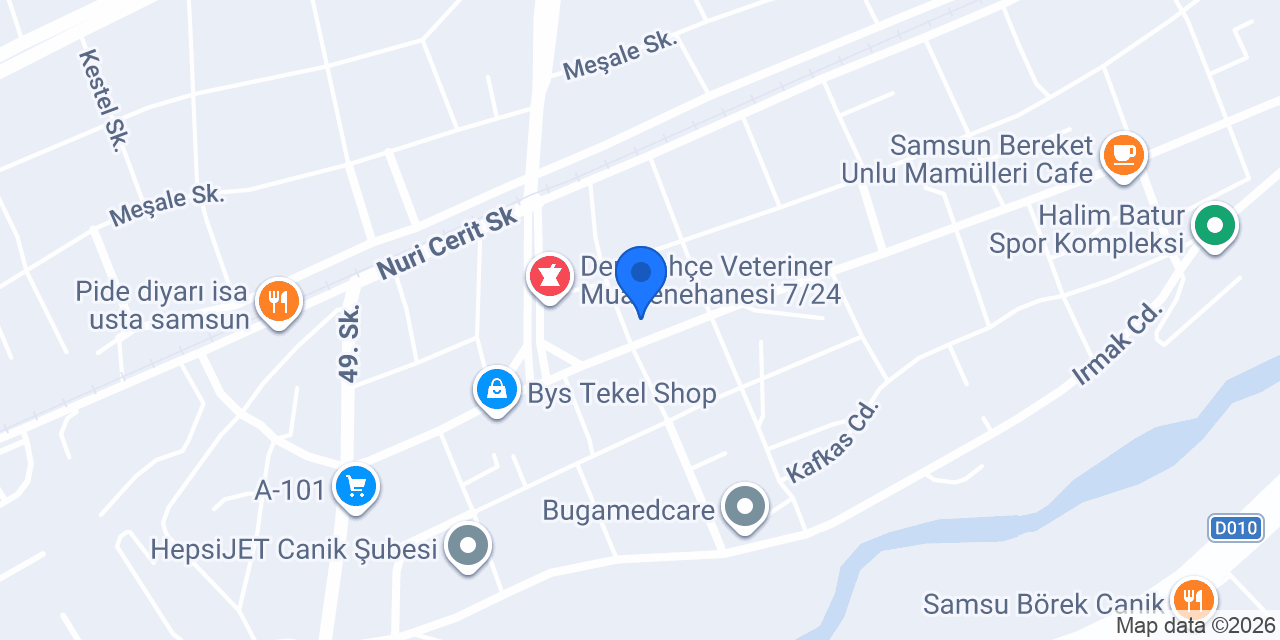 Çizgi Mobilya Derebahçe Şubesi konumu