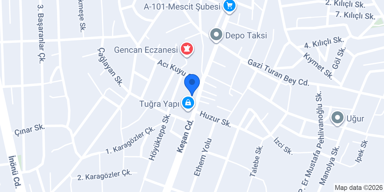 Kırkpınar Eczanesi konumu
