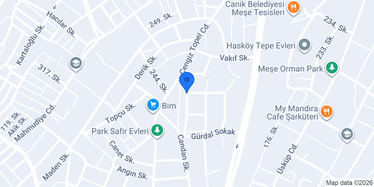 55 Teknik Servis - Hasköy konumu