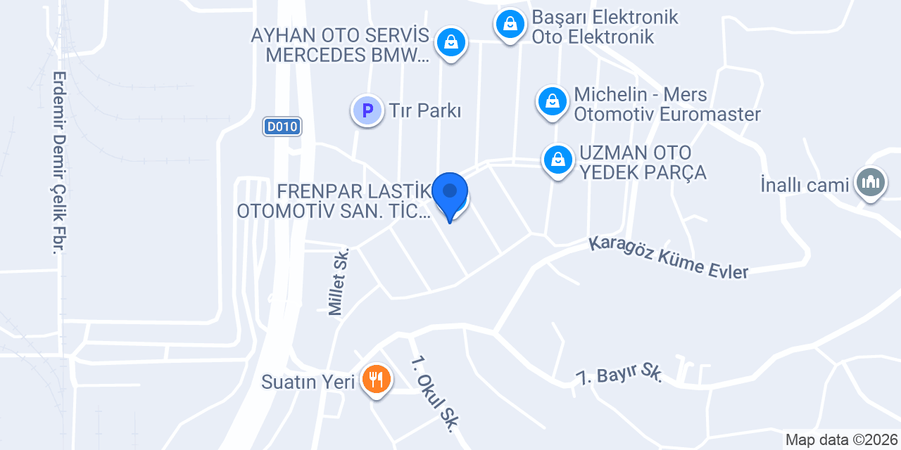 Erdoğan oto cam konumu