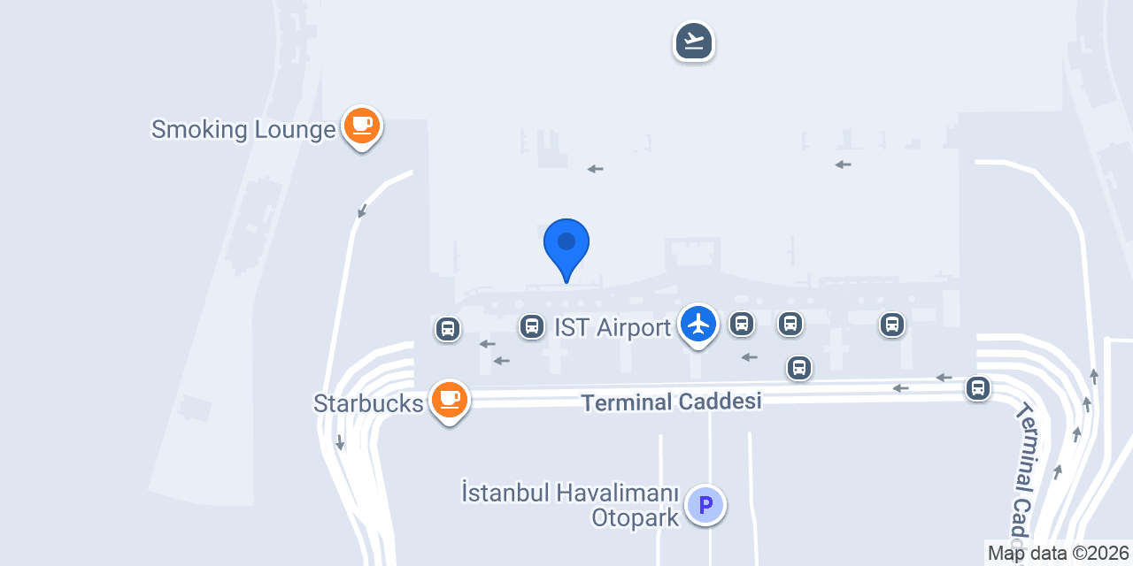 Dünyagöz Optik - Havalimanı konumu