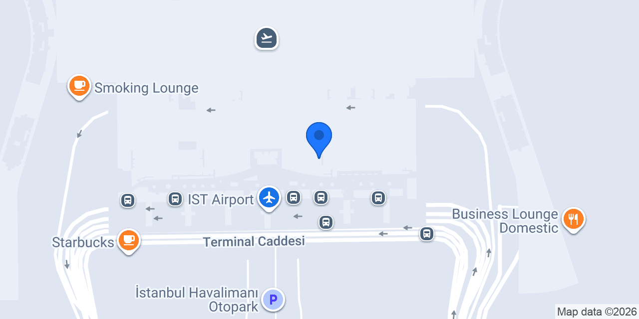 QNB İstanbul Havalimanı Şubesi konumu