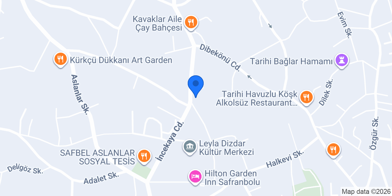 Defne Hanım Konağı konumu