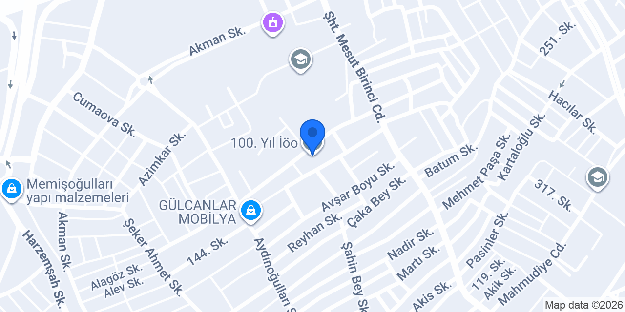 100. Yıl İöo konumu