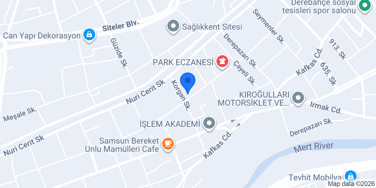 Lüks Artvin SAMSUN konumu