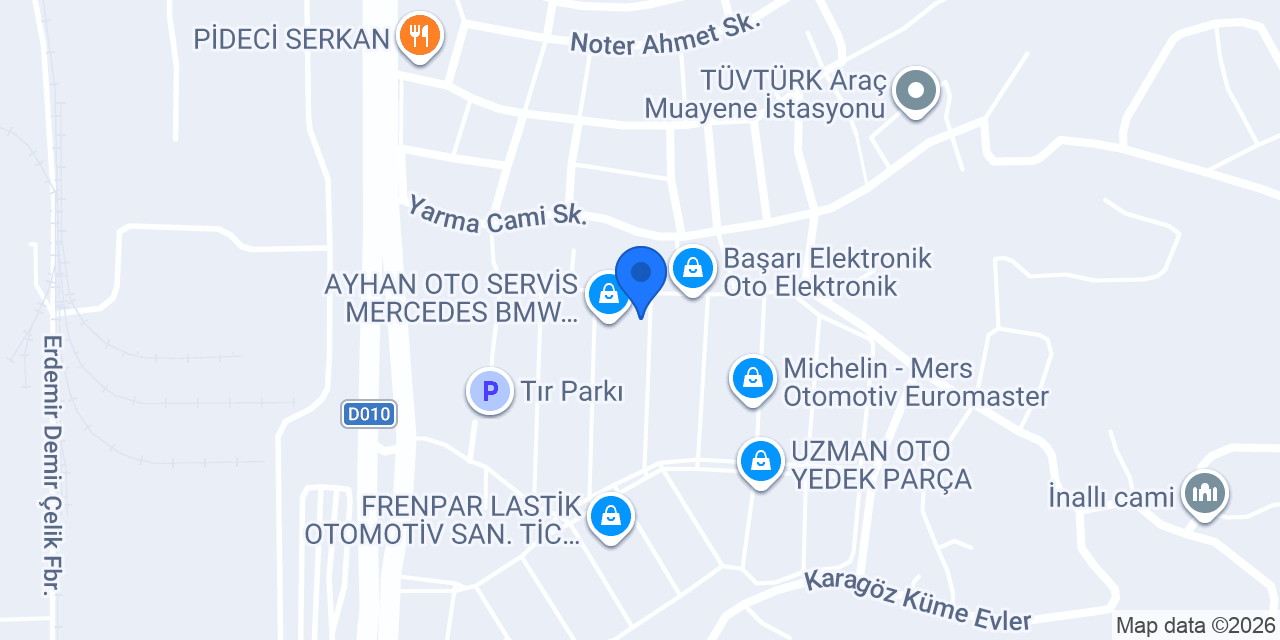 ÖZER EGZOZ konumu