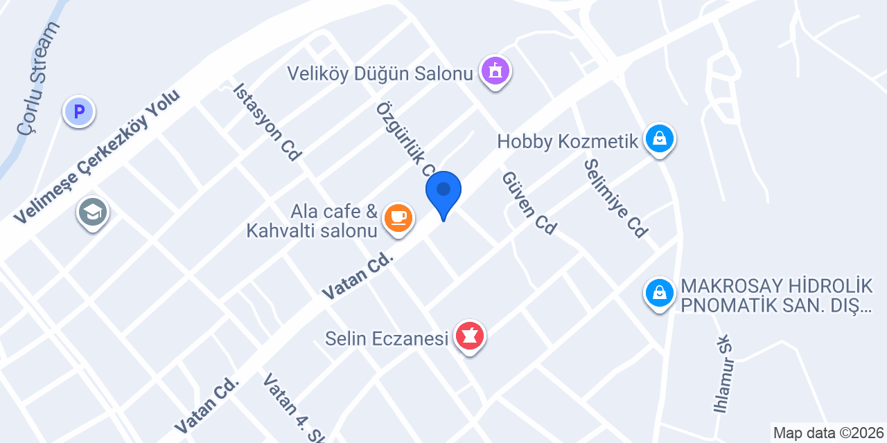 Farad Kauçuk konumu