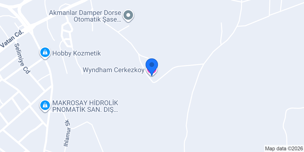 Wyndham Cerkezkoy konumu
