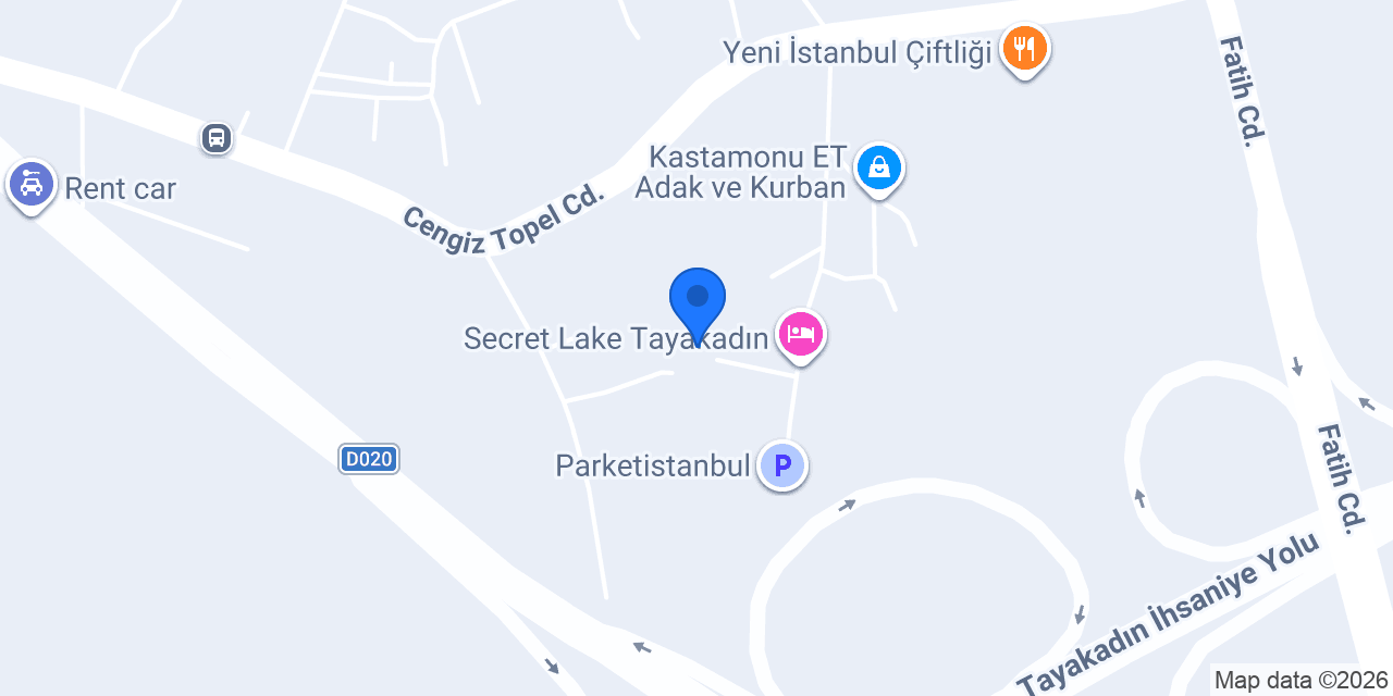 Tayakadın Garden konumu