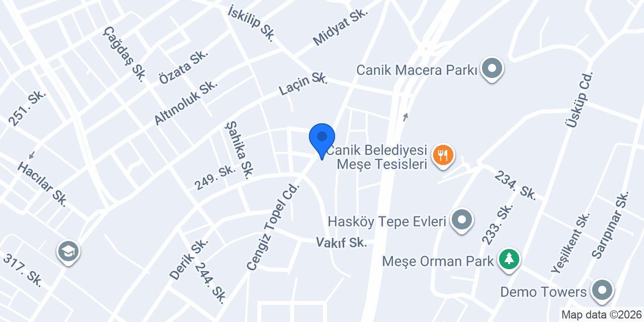 Köroglu Yapı Market Tesisat konumu