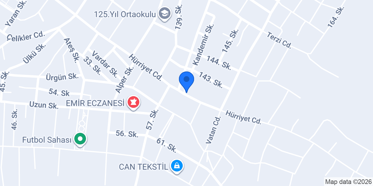 Aybil pastanesi & Cafe konumu