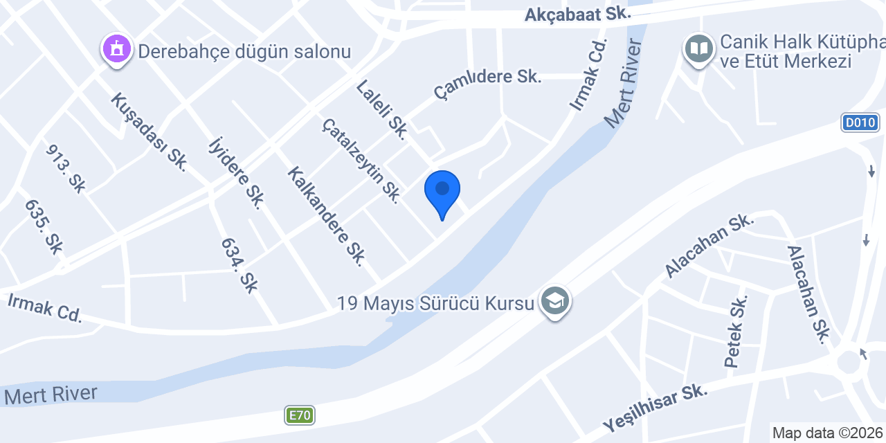 Clinic Samsun Veteriner konumu