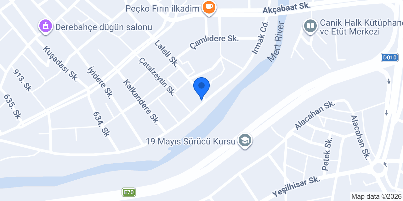 Civan Emlak İlkadım Derebahçe Şubesi konumu