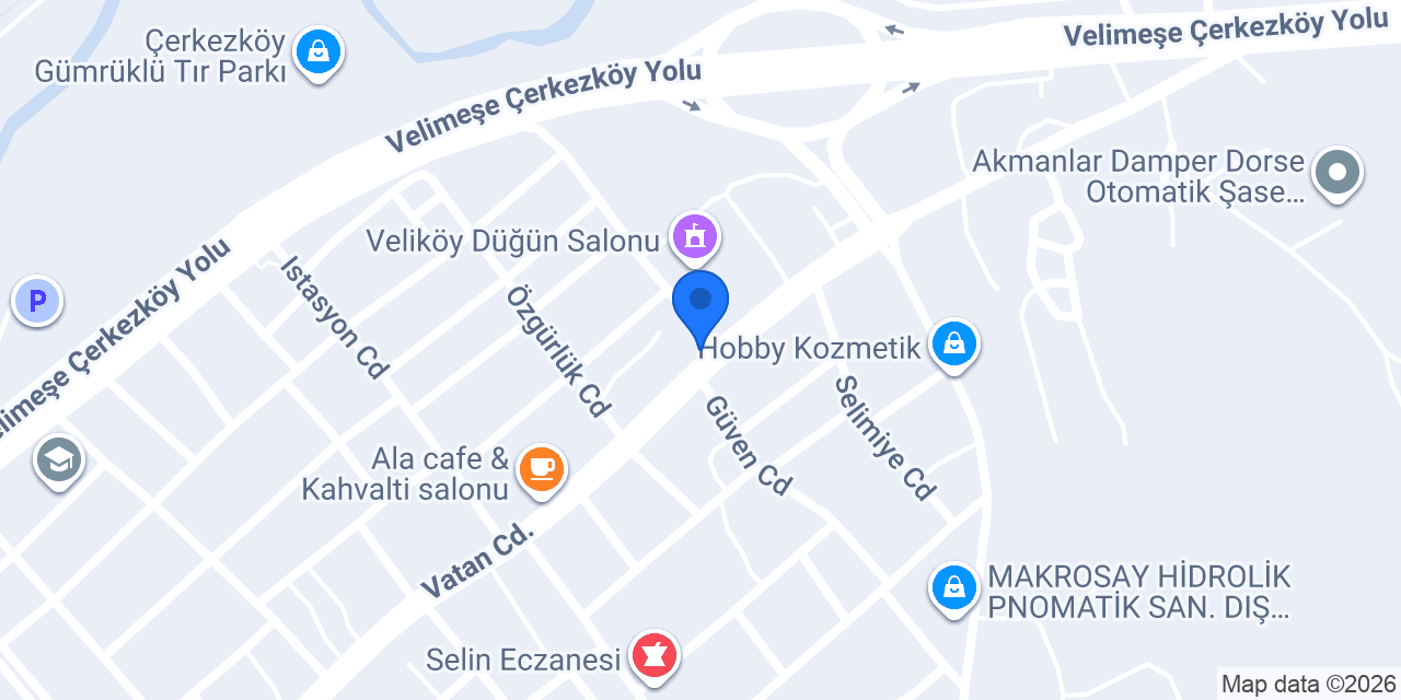 Marmara Yapı Malzemeleri konumu