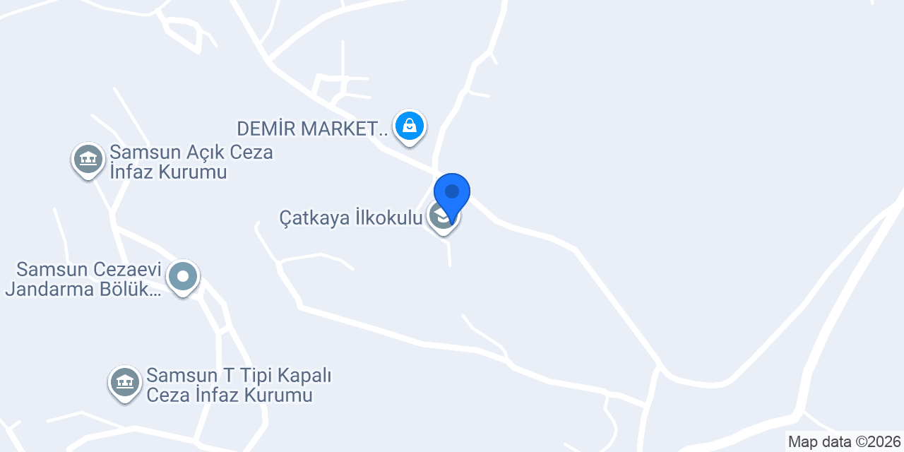 Çatkaya İlkokulu konumu