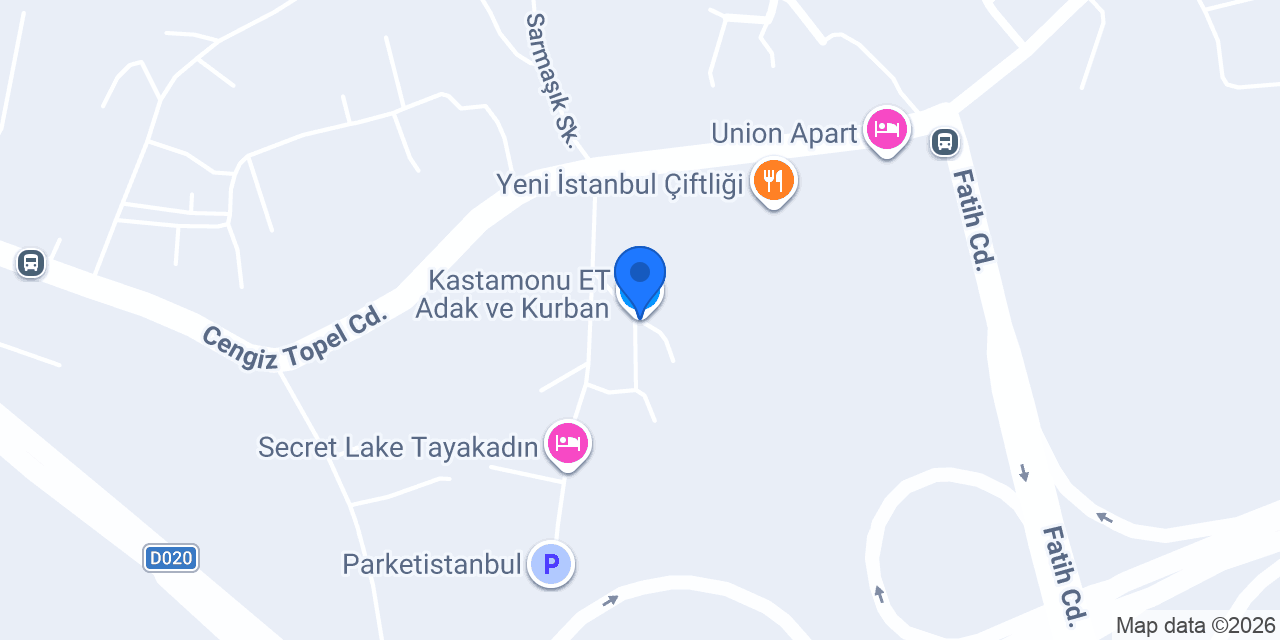 Kastamonu ET Adak ve Kurban konumu