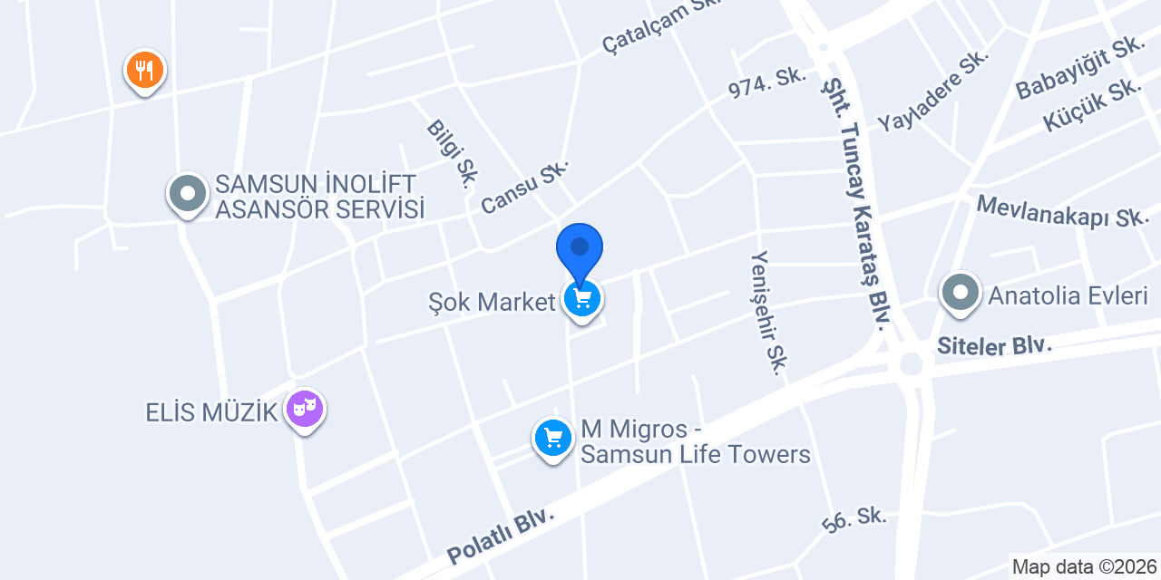 Samsun mobilyamontaj konumu