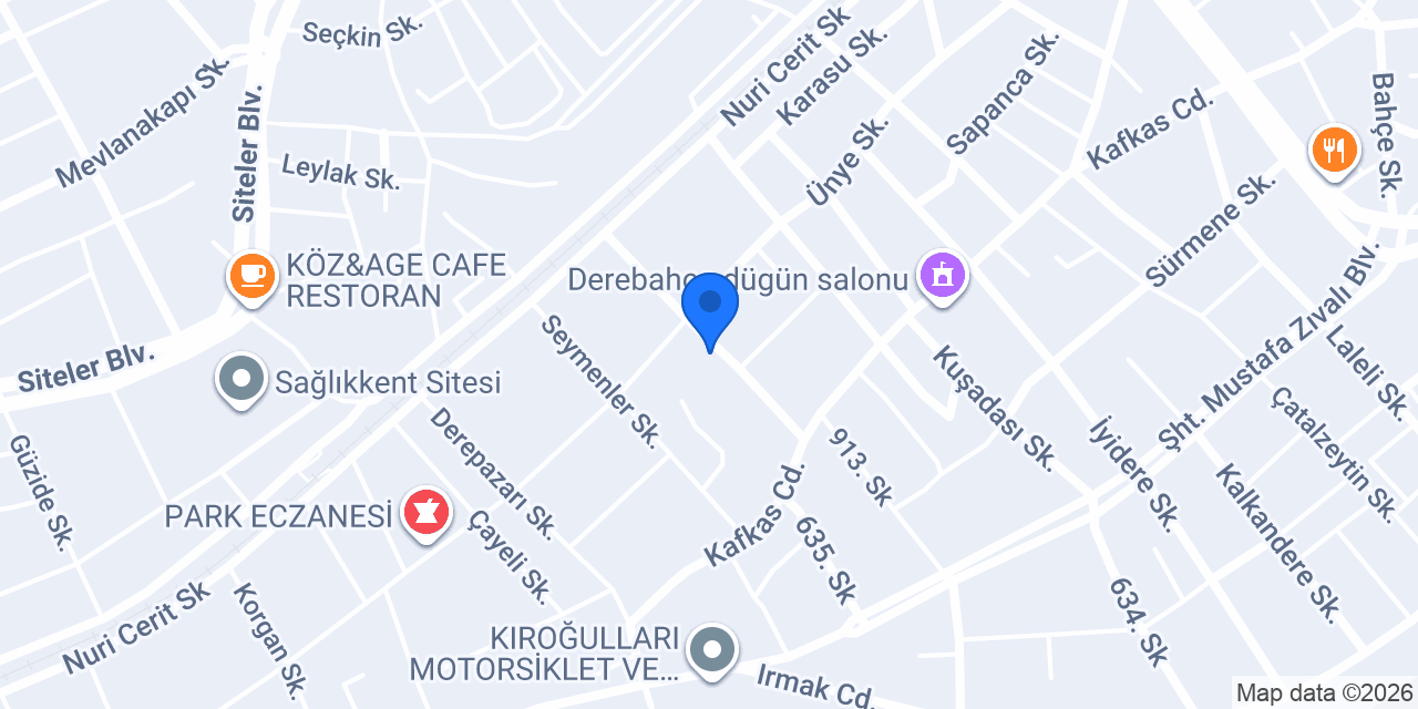 Çınar Yapı konumu