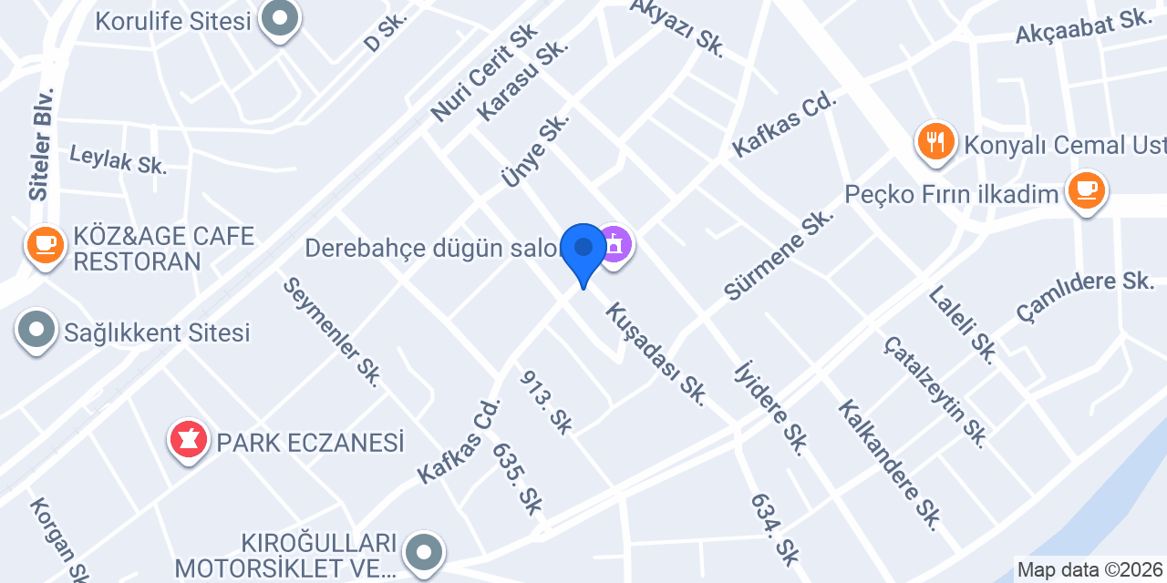 Derebahçe Eczanesi konumu