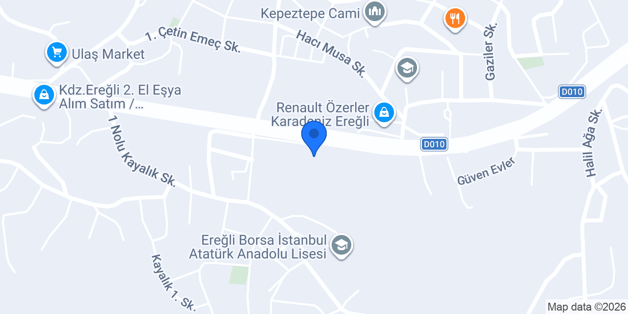 Baydanlar Mobilya konumu