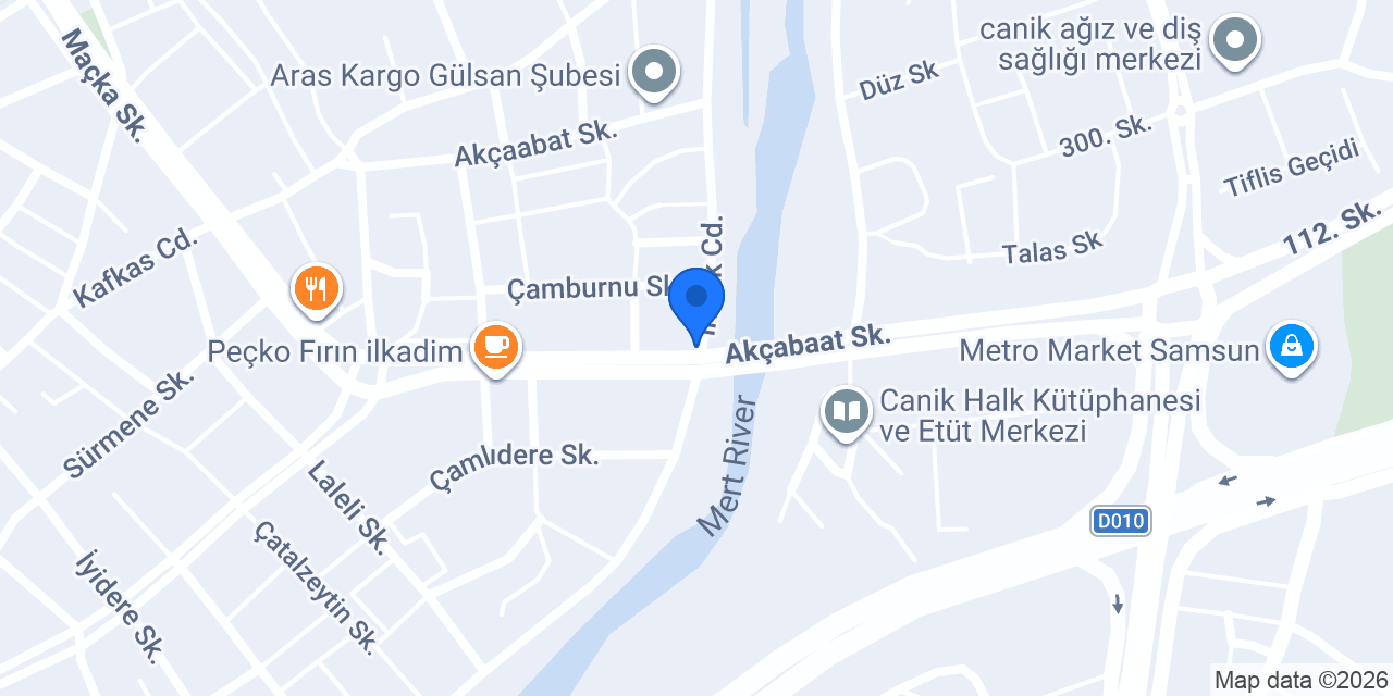 Samsun İlkadım Akü konumu