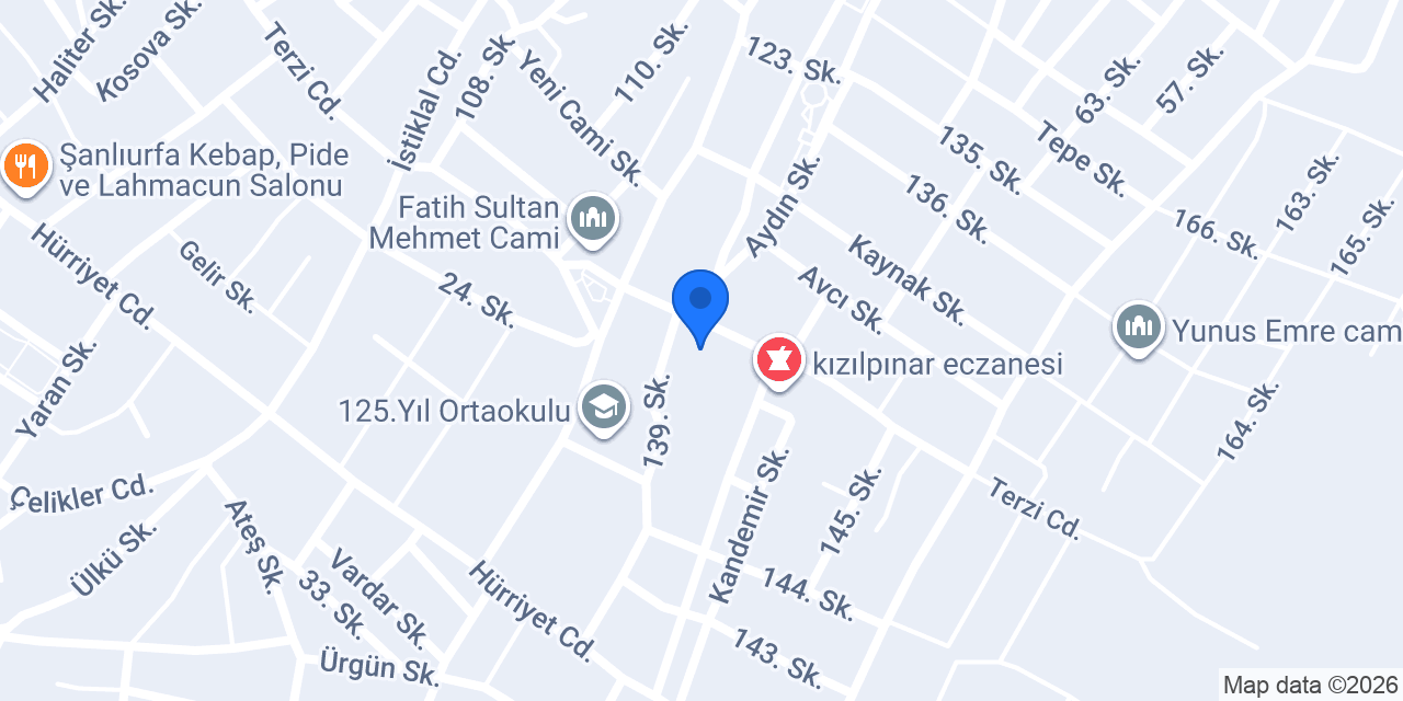 Has Çiğköfte Dünyasi konumu