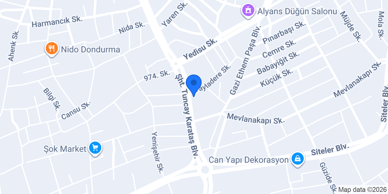 ACA MİMARLIK MÜHENDİSLİK konumu