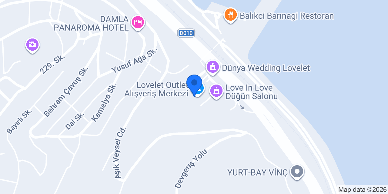 Karaca Container Lovelet konumu