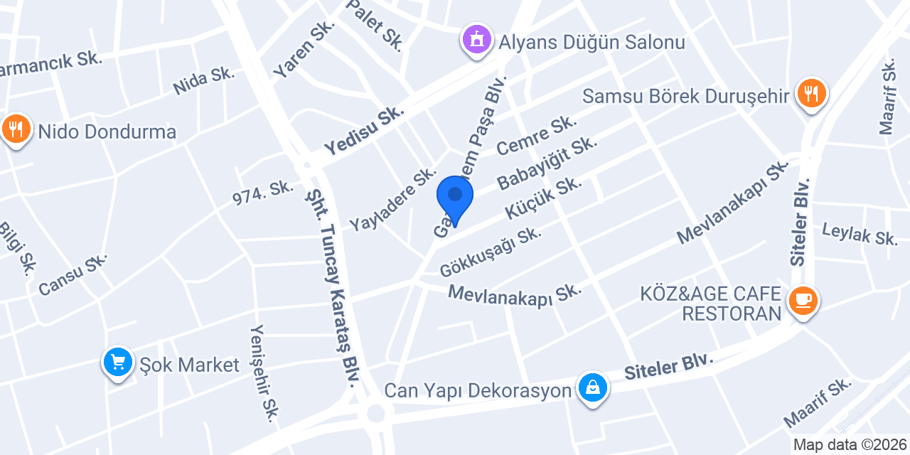 Elzena Catering konumu