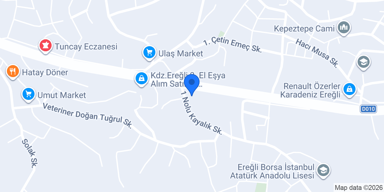 Ymz Yapı Malzemeleri konumu