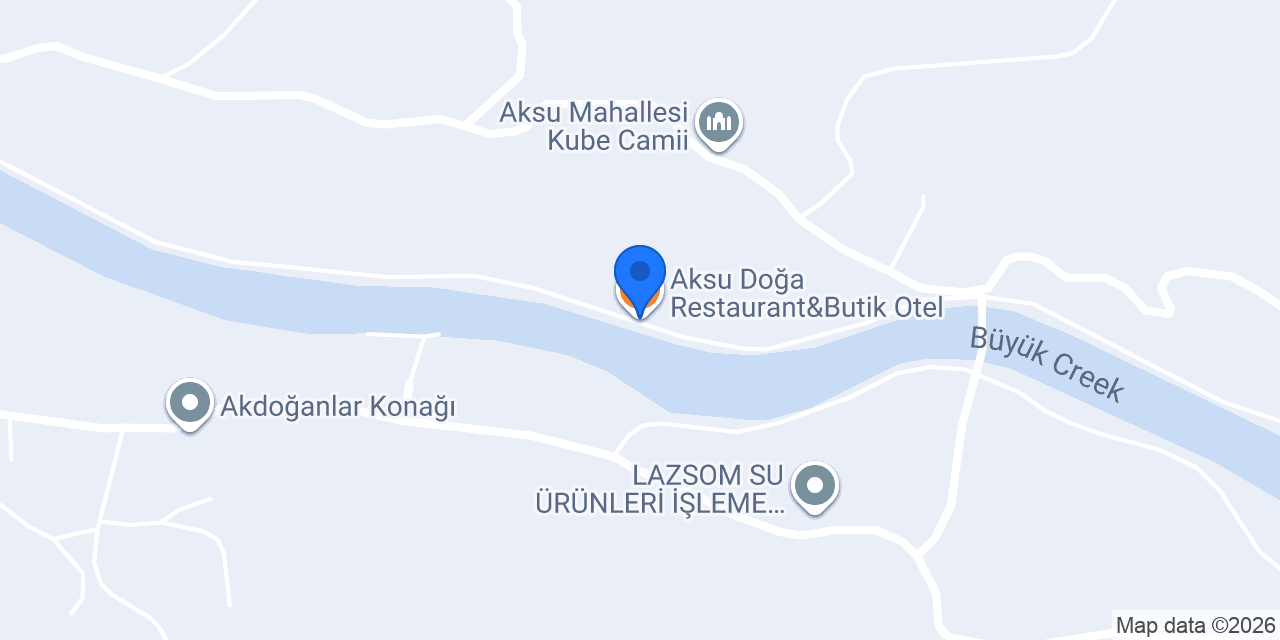 Aksu Doğa Restaurant&Butik Otel konumu