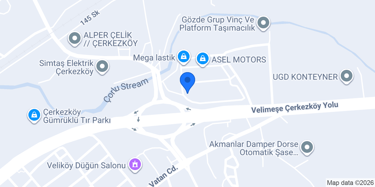 Ademoğlu İş Elbiseleri konumu