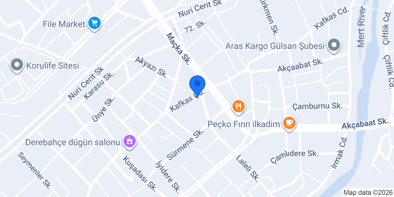 Derabahce kasabı konumu