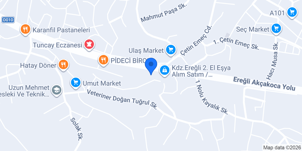 Mavi Elektrik konumu