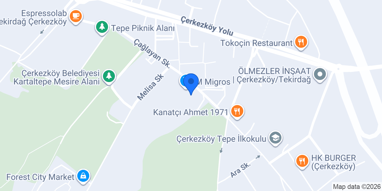 Ametist Çiçek Evi konumu