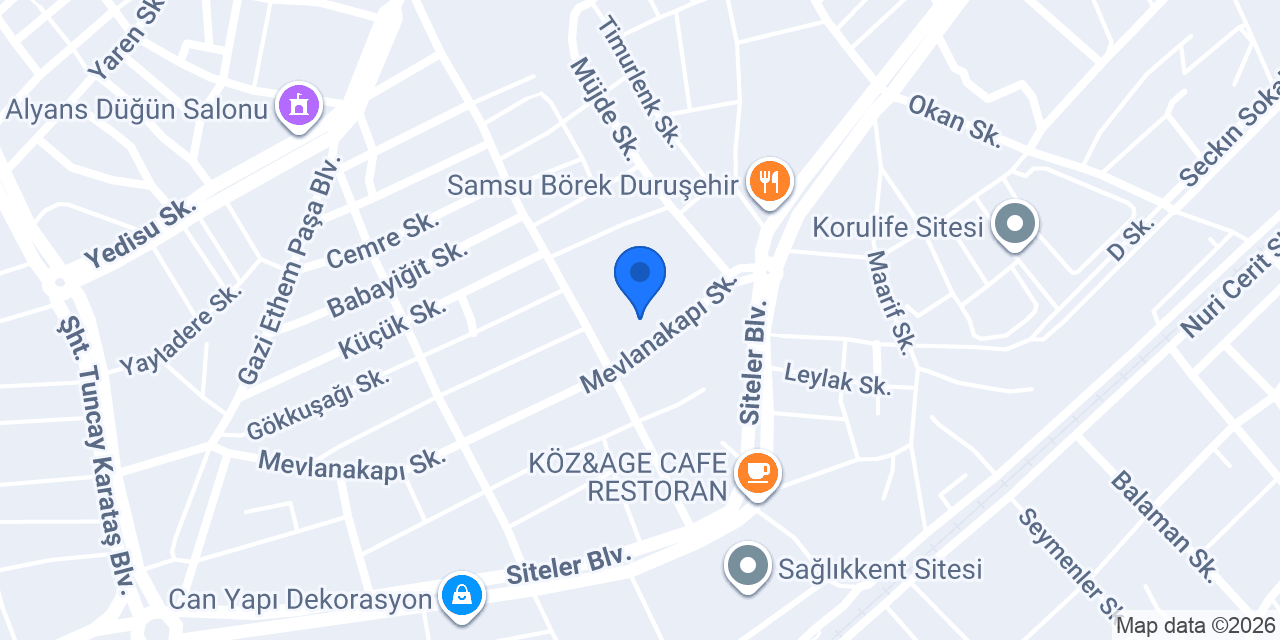 Şükriye Işık Anaokulu konumu