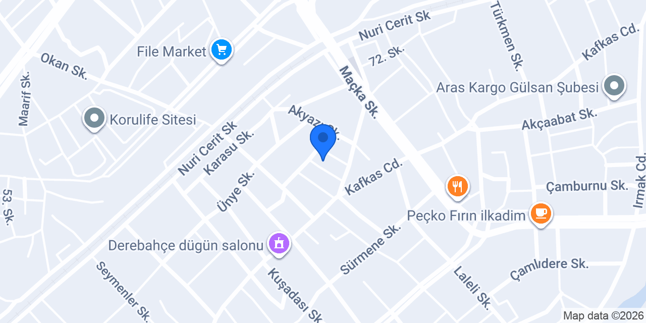 Samsun Teknik Servis (Electrolux Yetkili Servis) konumu