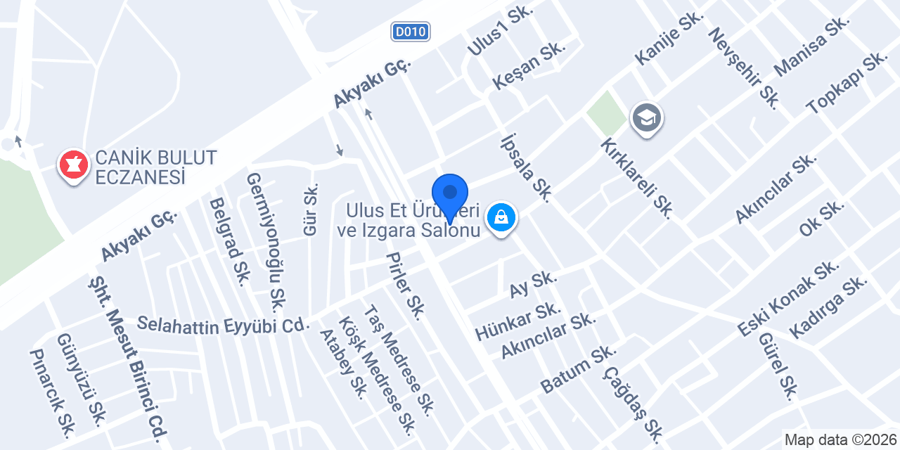 Çetinkaya Emlak konumu
