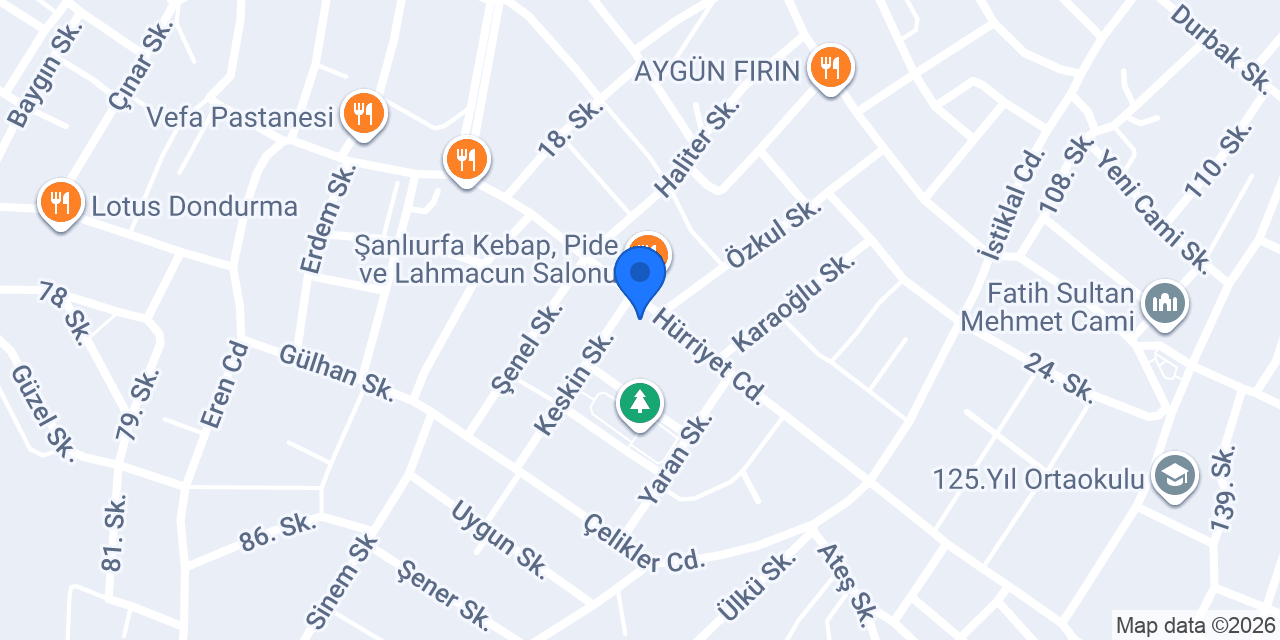 Köylüoğulları Aile Kasabı konumu