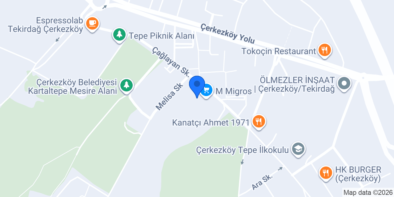 Melisa Bayan Kuaförü konumu