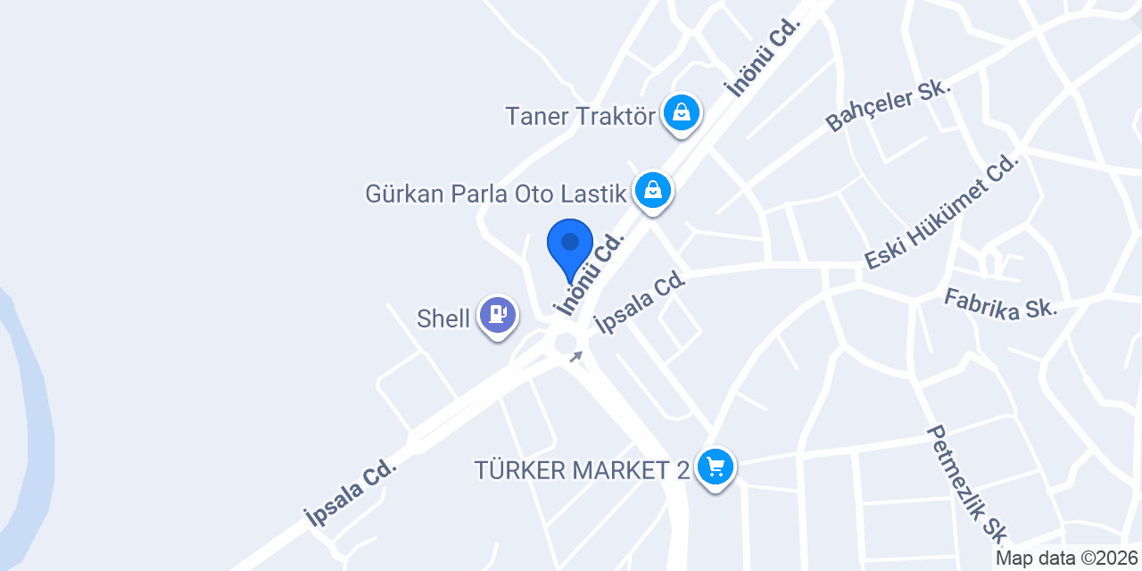 Durmaz Otomotiv konumu