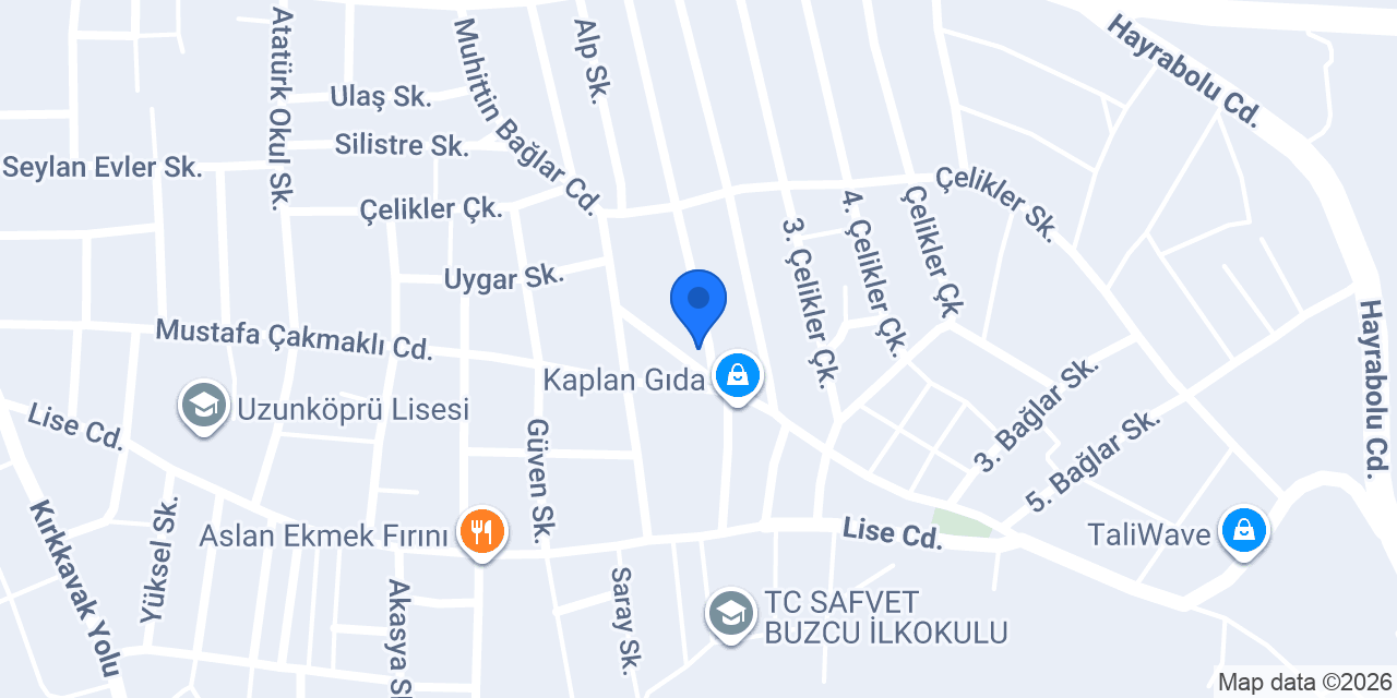 Samet atasever'in bahçesi konumu