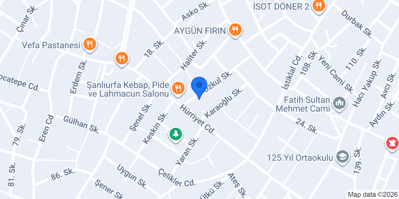YİĞİT CATERİNG konumu