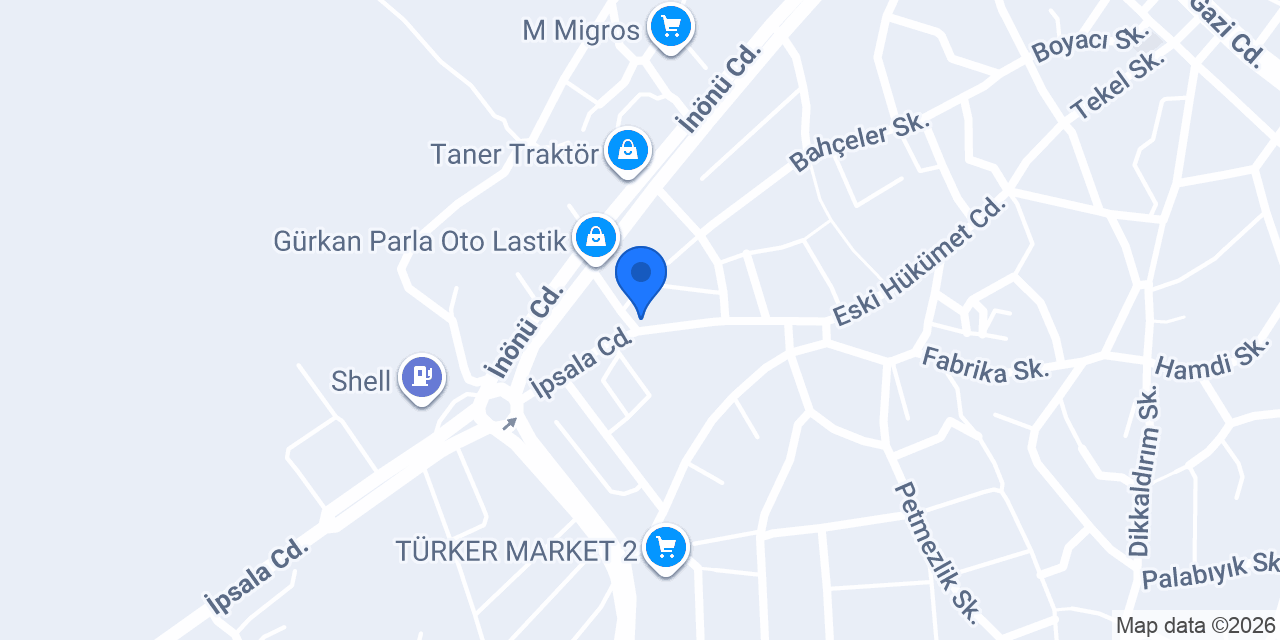 Çamlık Çay Bahçesi konumu