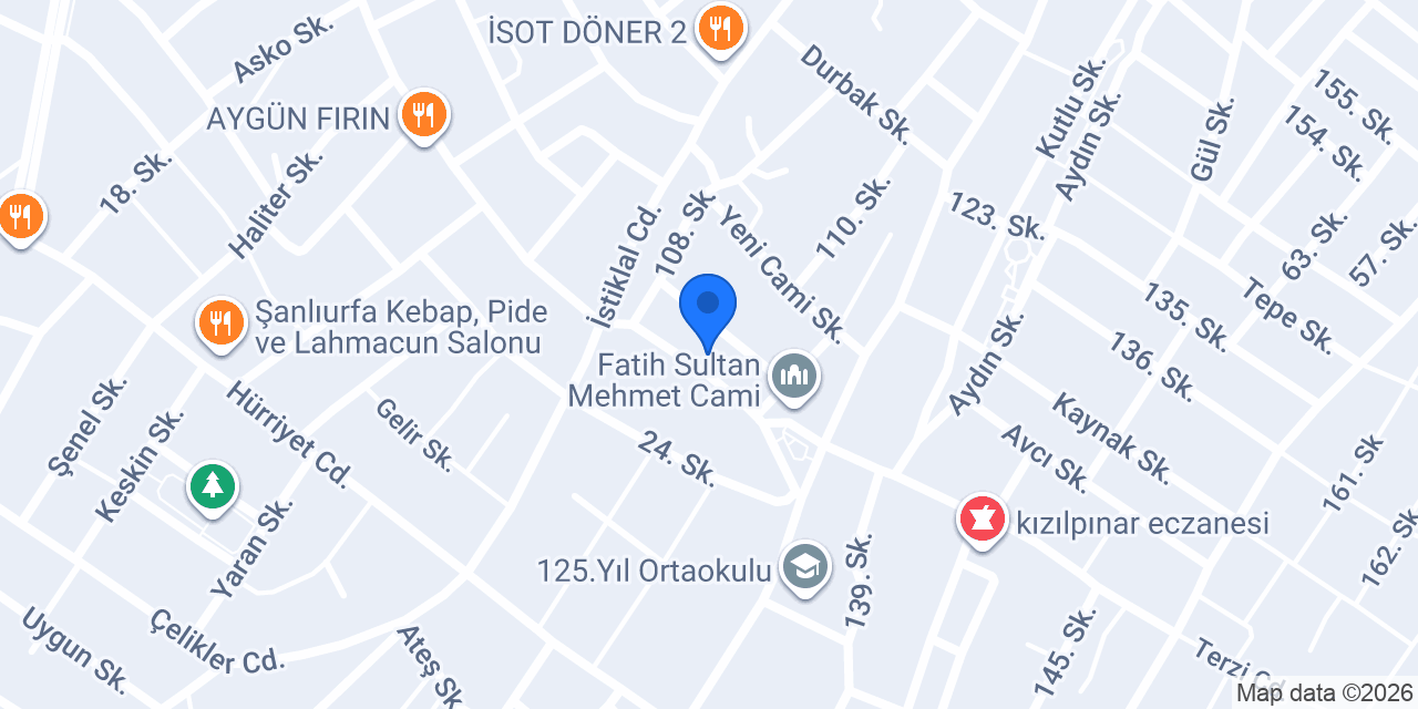 Zahide Ana Tandır Evi konumu